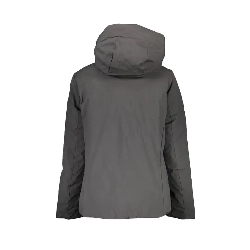 Giubbotto Maniche Lunghe Donna Nero con Cappuccio miniatura 2