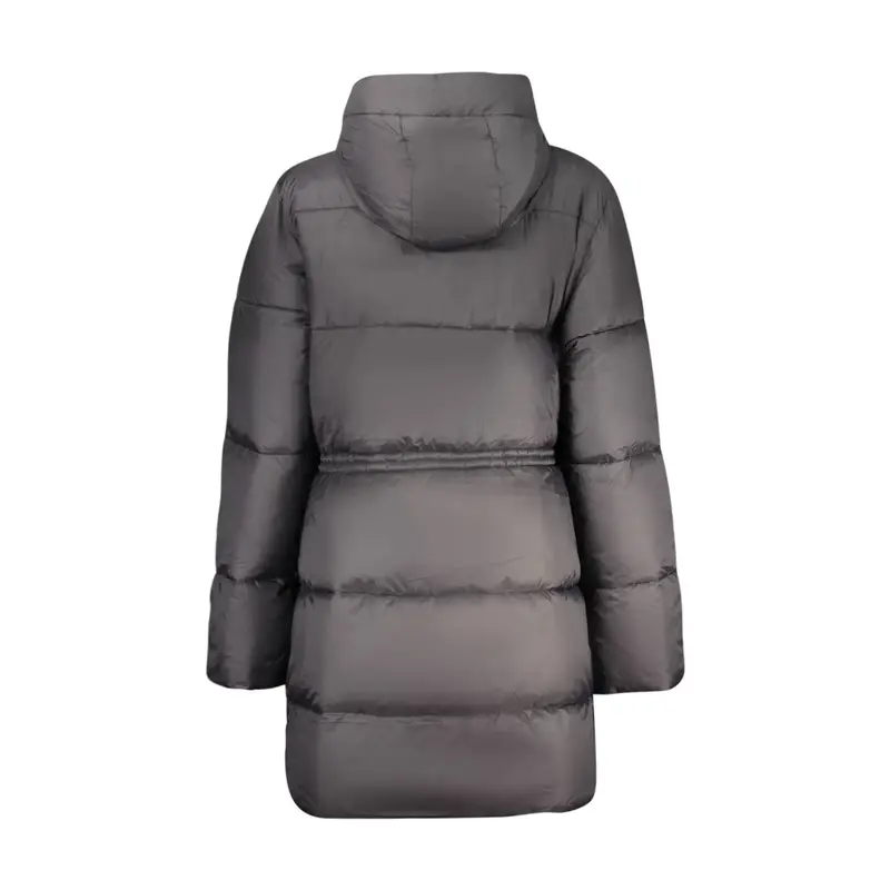 Giubbotto Maniche Lunghe Donna Nero Water Resistant Logo miniatura 2