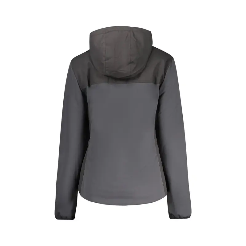 Giubbotto Maniche Lunghe Donna Nero Zip miniatura 2