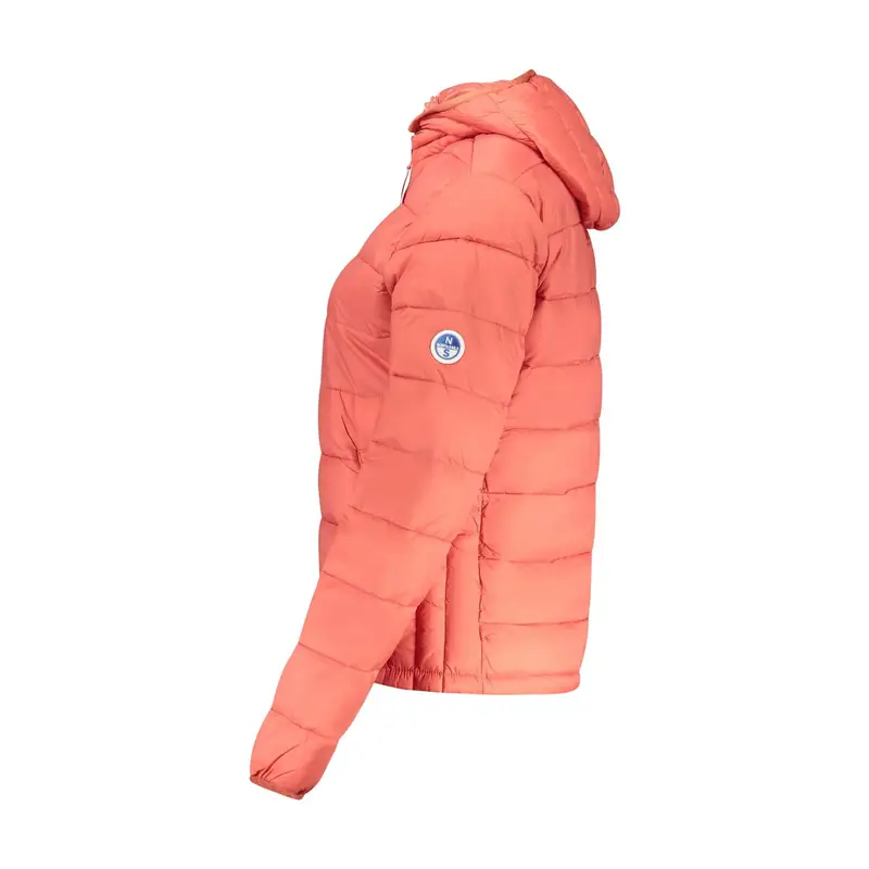 Giubbotto Maniche Lunghe Donna Rosso Logo miniatura 3