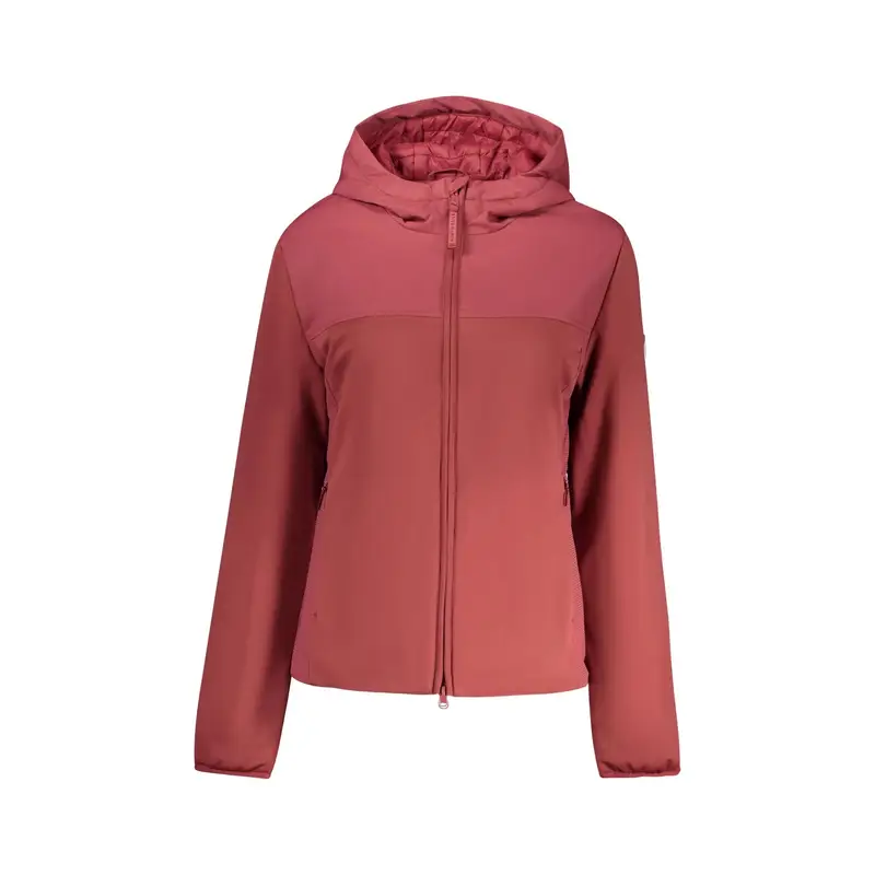 Giubbotto Maniche Lunghe Donna Rosso Zip