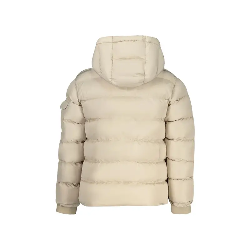Giubbotto Maniche Lunghe Unisex Beige Zip miniatura 2