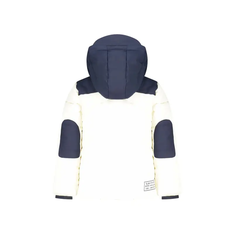 Giubbotto Maniche Lunghe Unisex Bianco Cappuccio Removibile miniatura 2