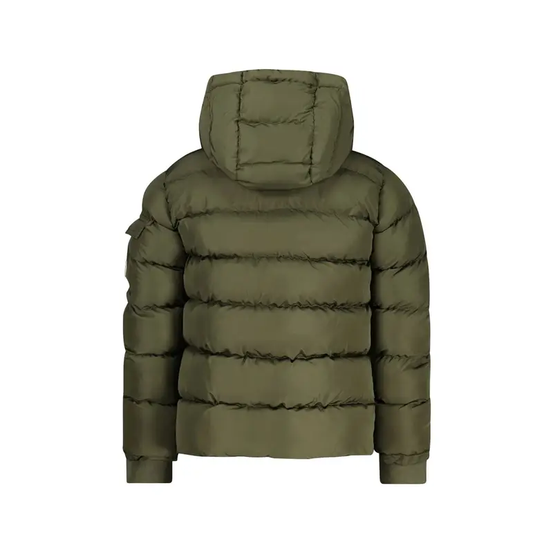 Giubbotto Maniche Lunghe Unisex Verde Zip miniatura 2
