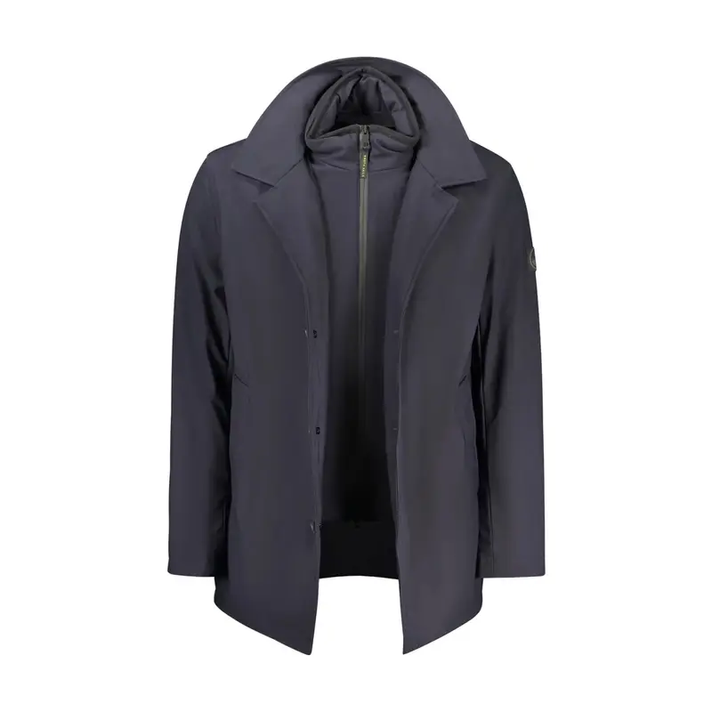 Giubbotto Maniche Lunghe Uomo Blu Logo miniatura 2