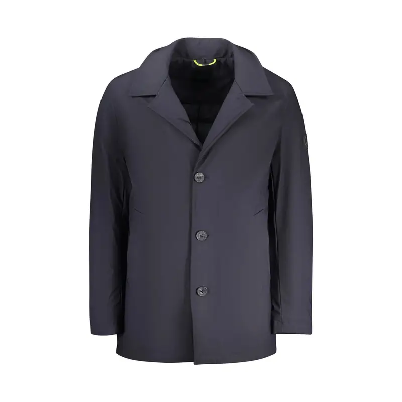 Giubbotto Maniche Lunghe Uomo Blu Logo miniatura 3