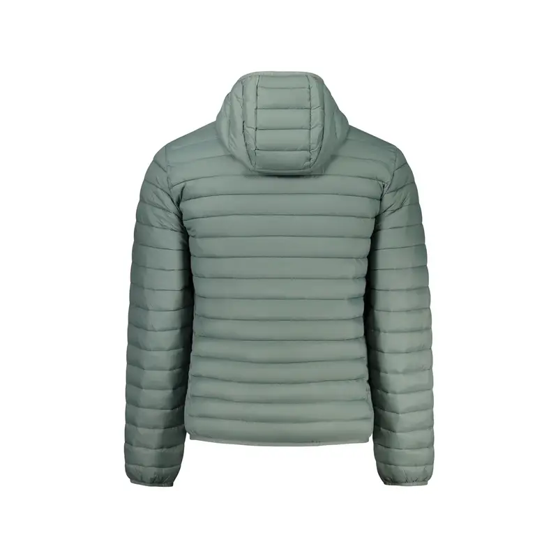 Giubbotto Maniche Lunghe Uomo Verde Zip miniatura 2