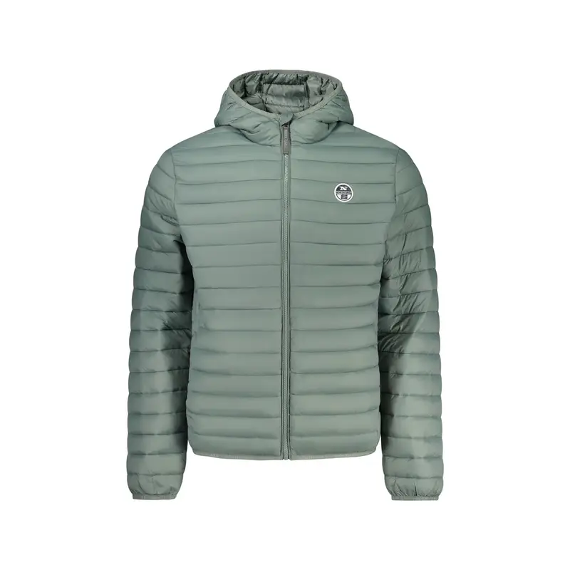 Giubbotto Maniche Lunghe Uomo Verde Zip