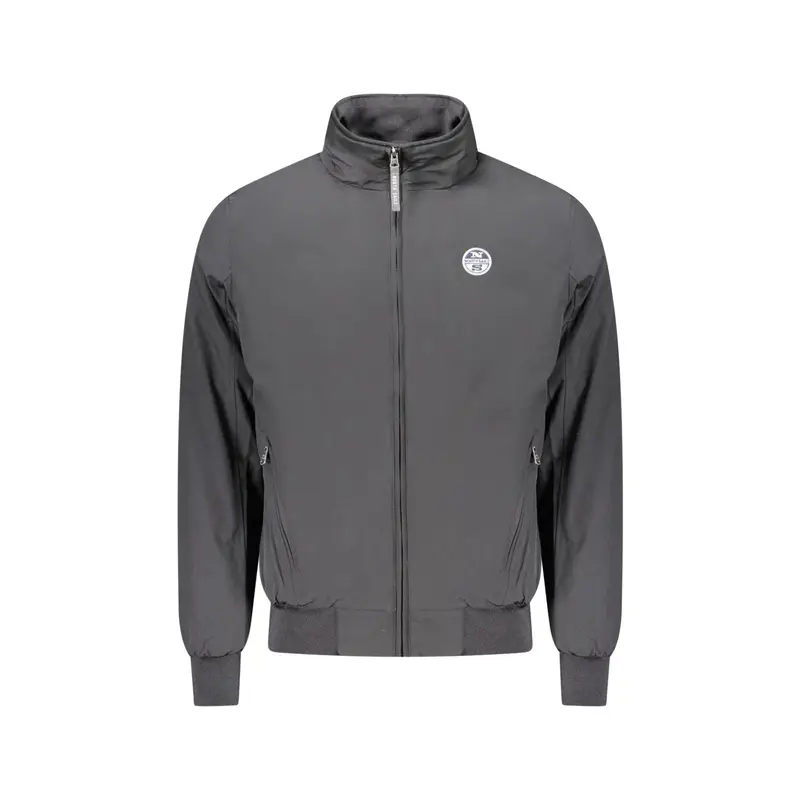 Giubbotto Uomo Nero Norton Bomber con Logo
