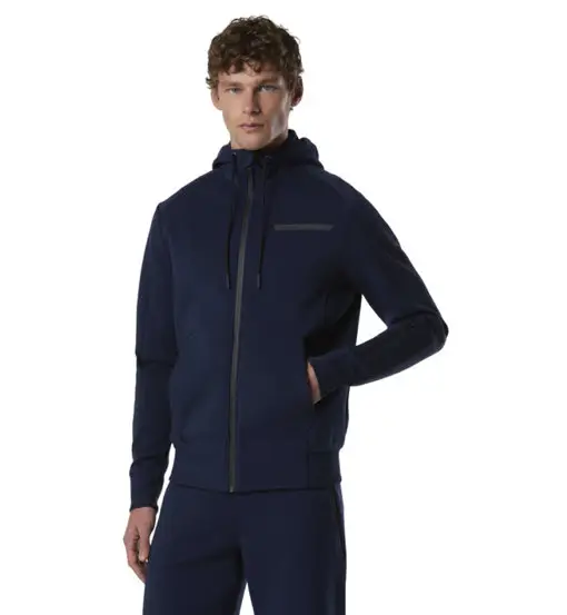 Hoodie Full Zip - felpa con cappuccio - uomo Blue