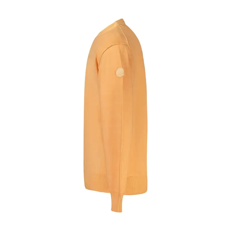 North Sails Maglia Bambino Arancione in Cotone con Logo miniatura 3