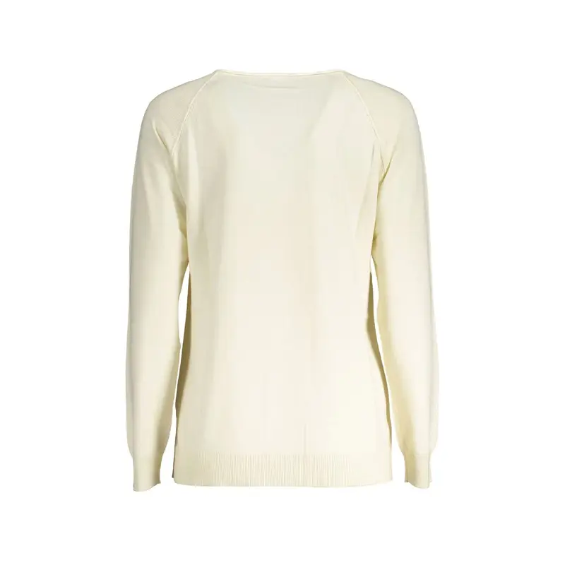 Maglia Donna Bianca Dettagli a Contrasto Logo Bianco miniatura 2