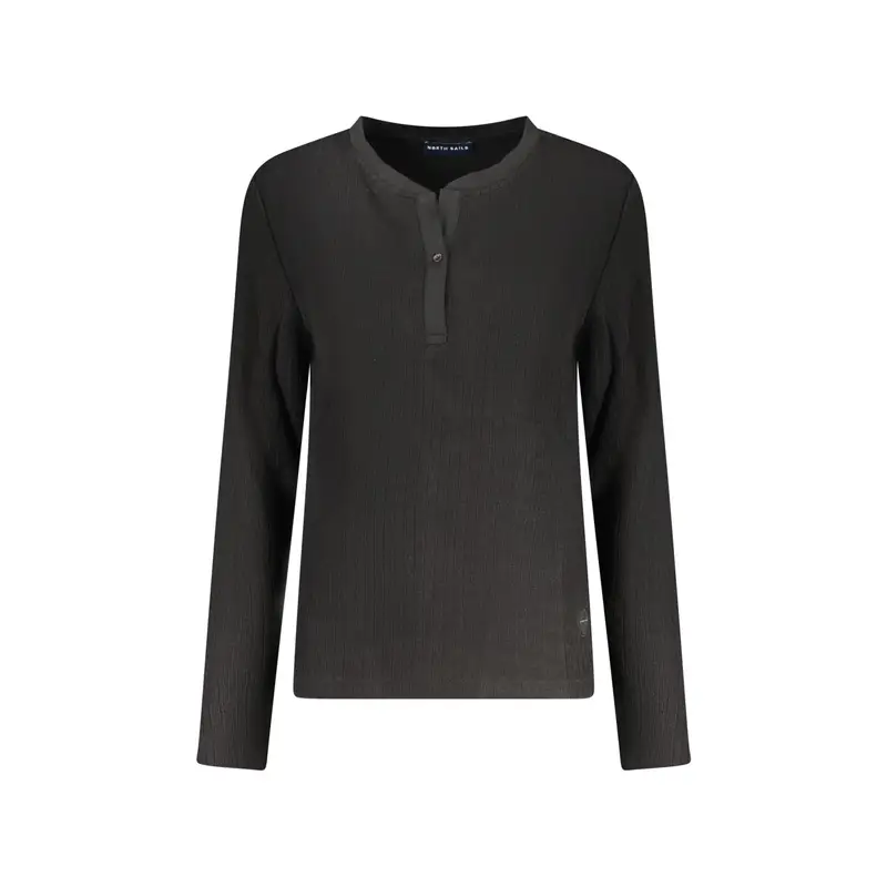 Maglia Donna Nera Logo Nero
