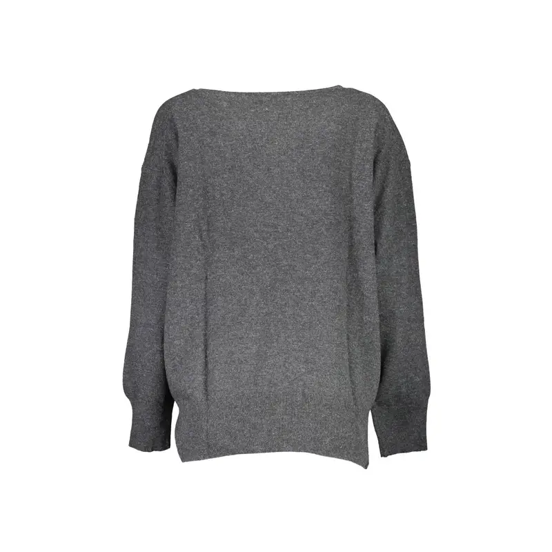 Maglia Donna Nera Logo Nero miniatura 2