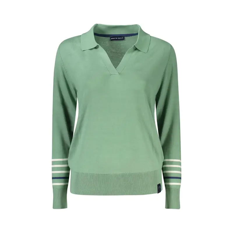 North Sails Maglia Donna Verde con Logo