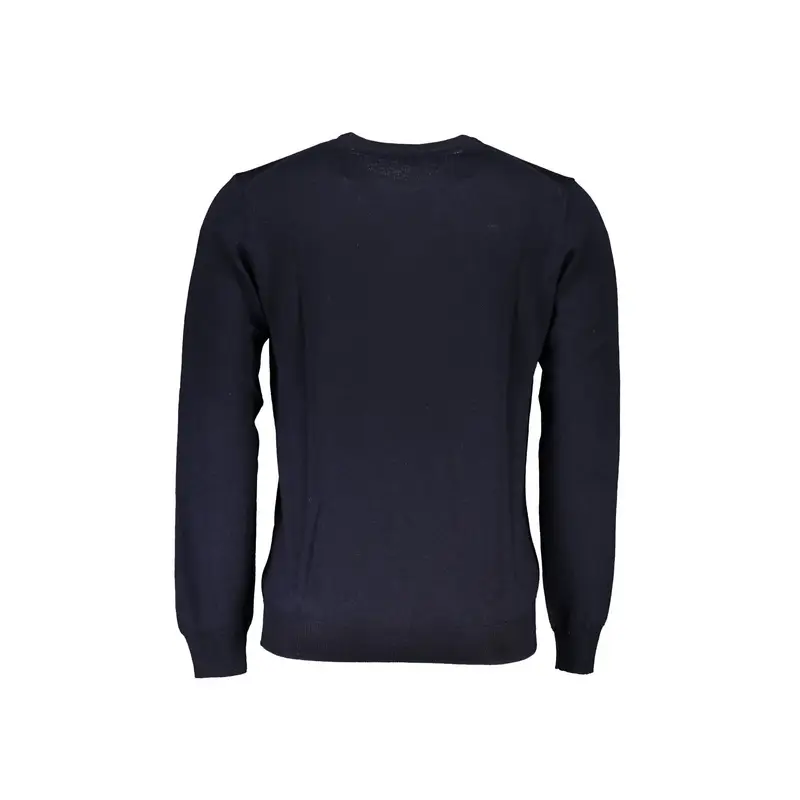 Maglia Uomo Blu Girocollo Maniche Lunghe miniatura 2