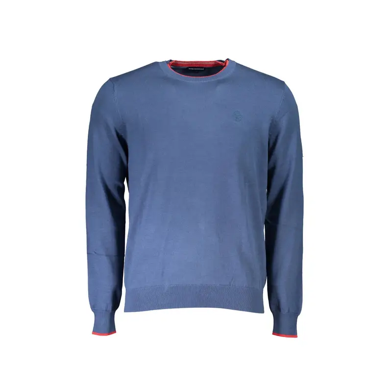 Maglia Uomo Blu Ricamo