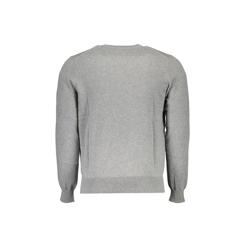 Maglia Uomo Grigia Ricamo Grigio miniatura 2