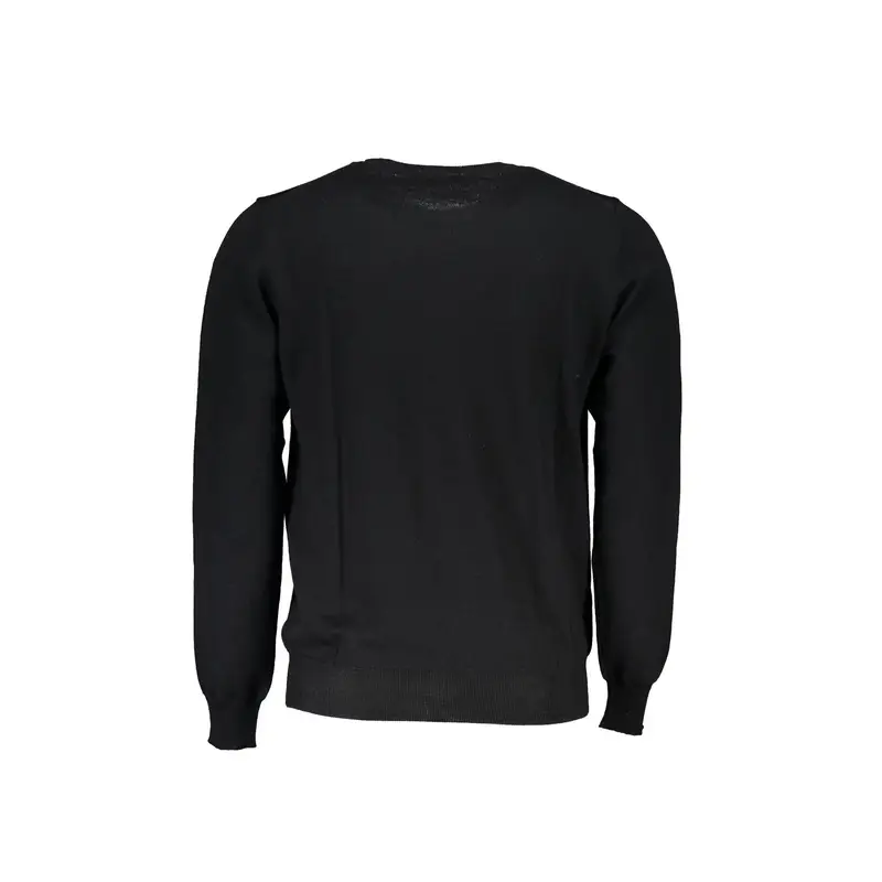 Maglia Uomo Nera Girocollo Maniche Lunghe Nero miniatura 2