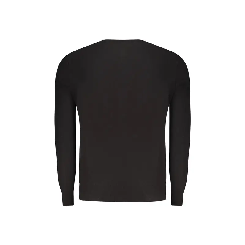 Maglia Uomo Nera Stampa Logo Nero miniatura 2