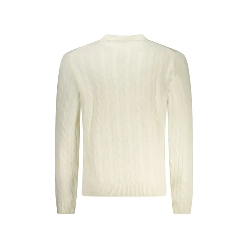 Maglione Uomo Bianco Ricamo miniatura 2