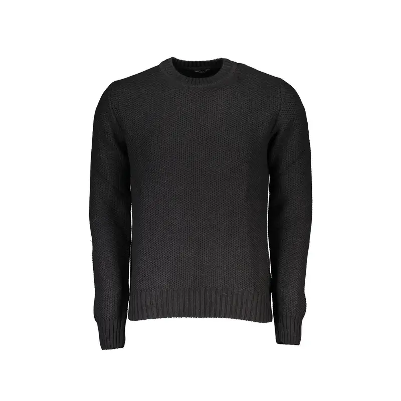 Maglione Uomo Grigio Girocollo Maniche Lunghe