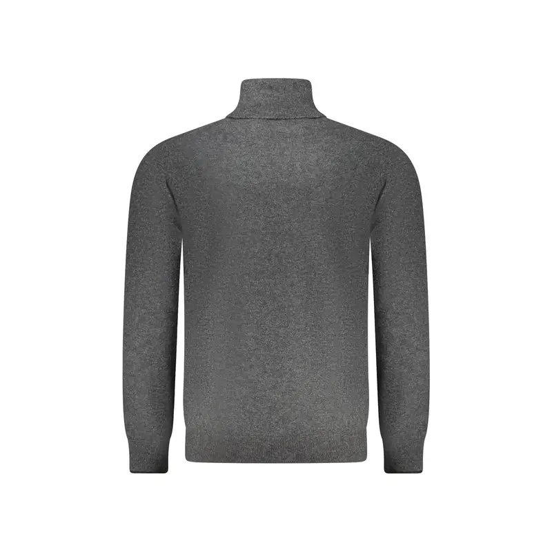 Maglione Uomo Grigio Ricamo miniatura 2