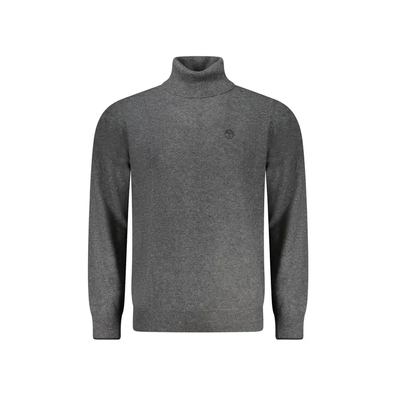 Maglione Uomo Grigio Ricamo