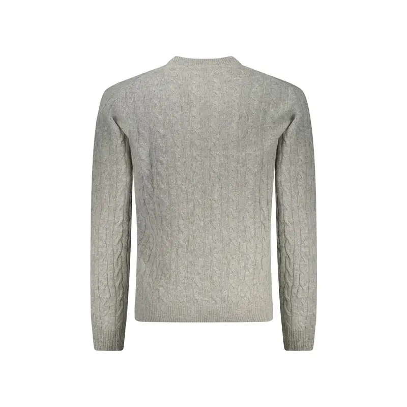 Maglione Uomo Grigio Ricamo Logo miniatura 2