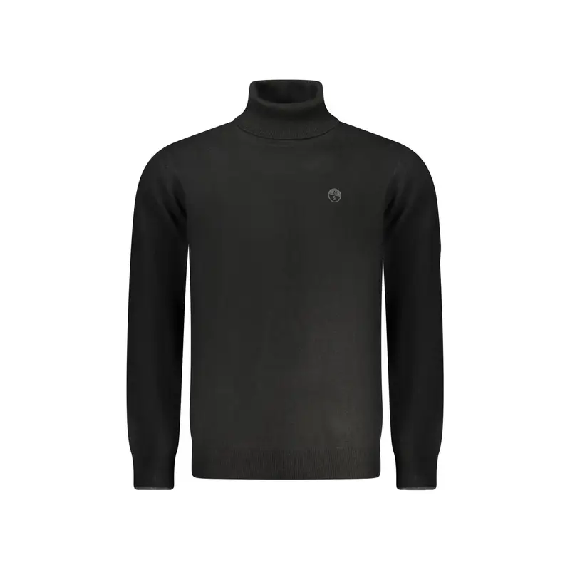 Maglione Uomo Nero Ricamo