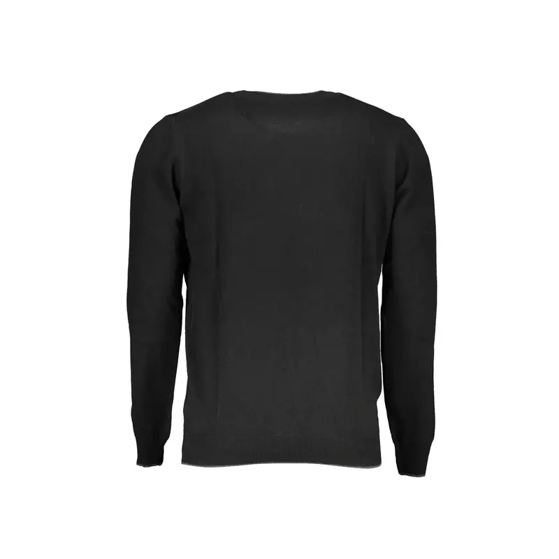 Maglione Uomo Nero Ricamo miniatura 2