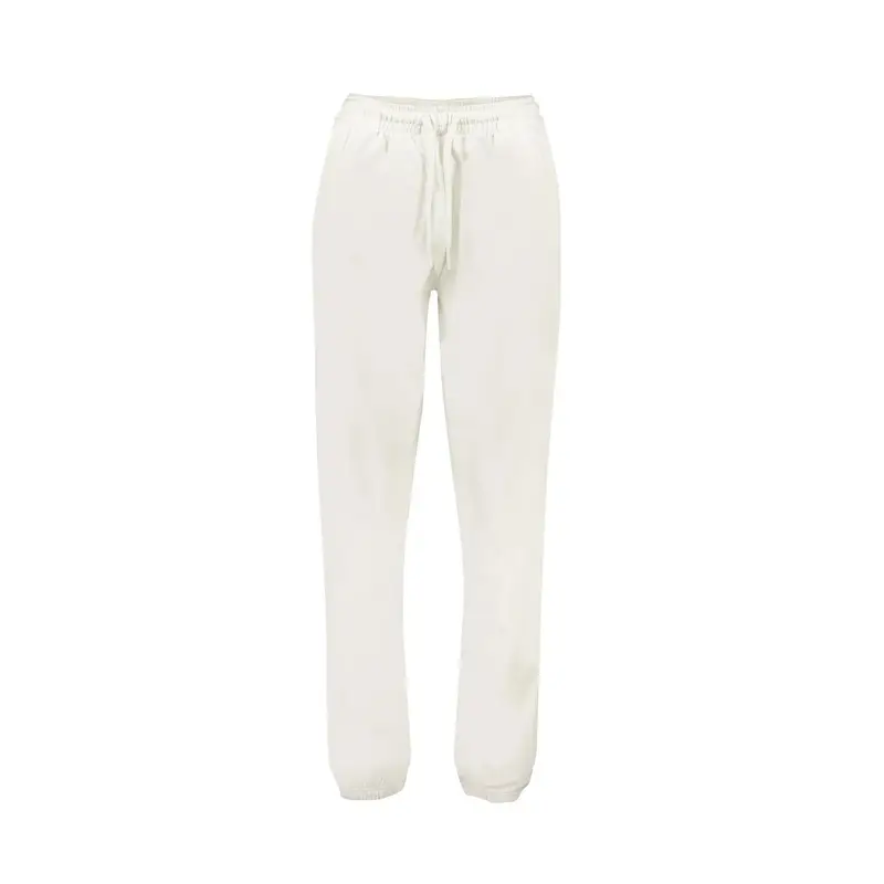 Pantaloni Donna Bianco Stampa Logo