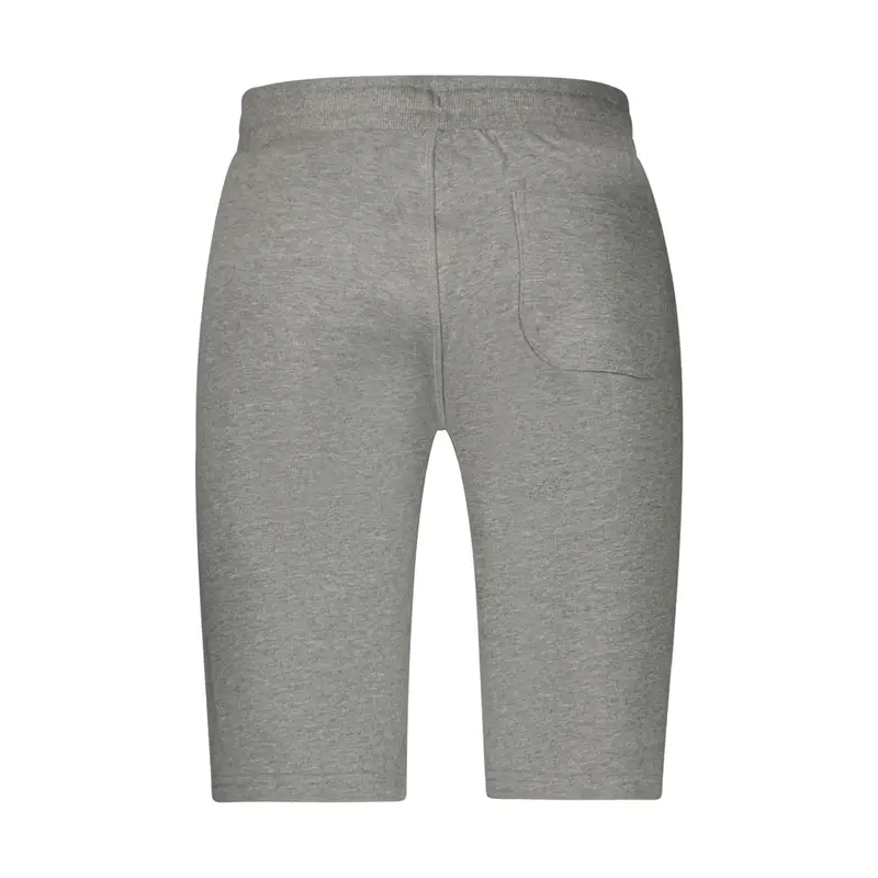 Pantaloni Tuta Corto Uomo Grigio Logo miniatura 2