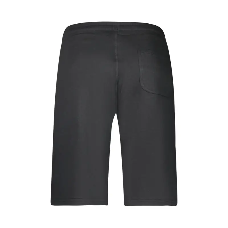 Pantaloni Tuta Corto Uomo Nero Logo miniatura 2