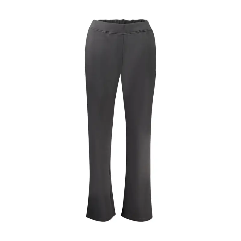 Pantaloni Tuta Donna Nero Applicazione Logo