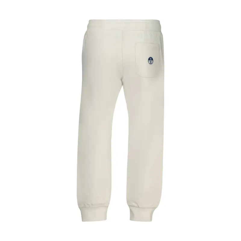 Pantaloni Unisex Bianco Applicazione Logo miniatura 2