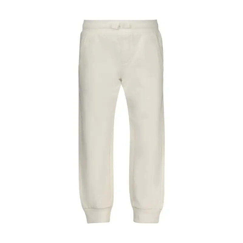 Pantaloni Unisex Bianco Applicazione Logo