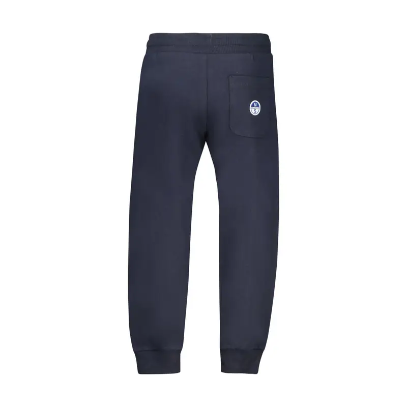 Pantaloni Unisex Blu Applicazione Logo miniatura 2