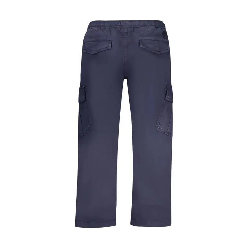 Pantaloni Unisex Blu Applicazione Logo miniatura 2