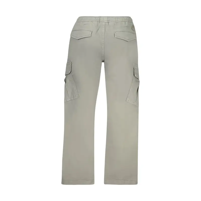 Pantaloni Unisex Grigi Applicazione Logo Grigio miniatura 2