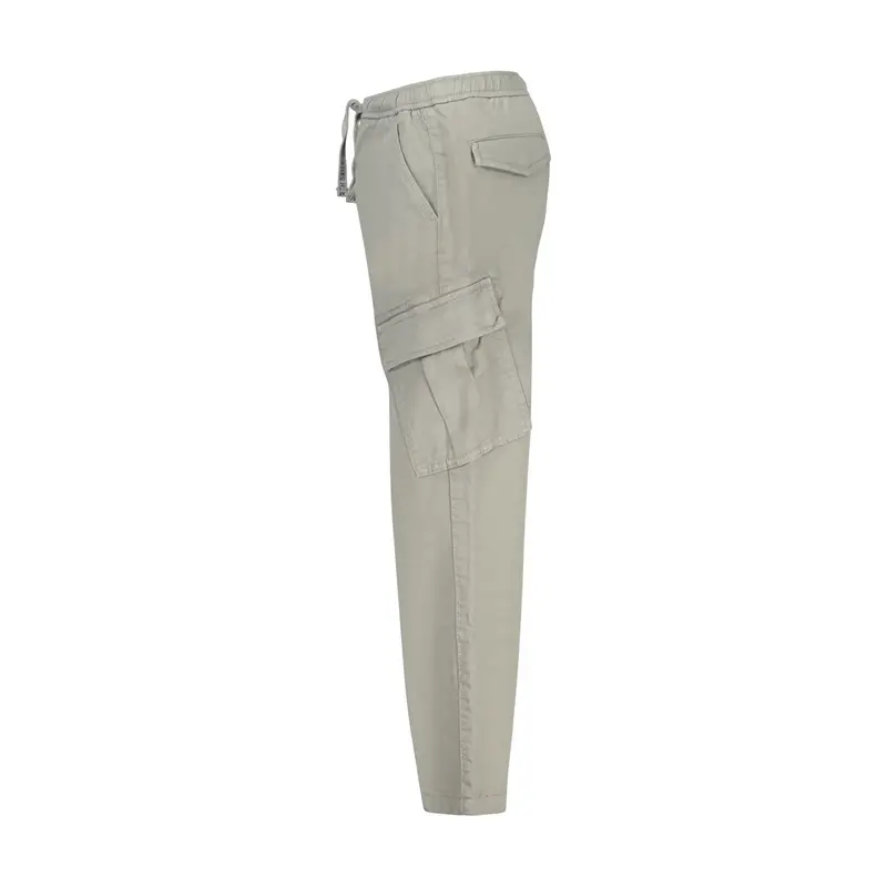 Pantaloni Unisex Grigi Applicazione Logo Grigio miniatura 3