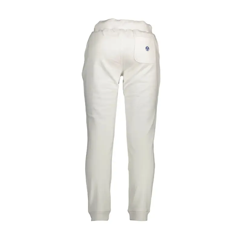 North Sails Pantaloni Uomo Bianco in Cotone miniatura 2
