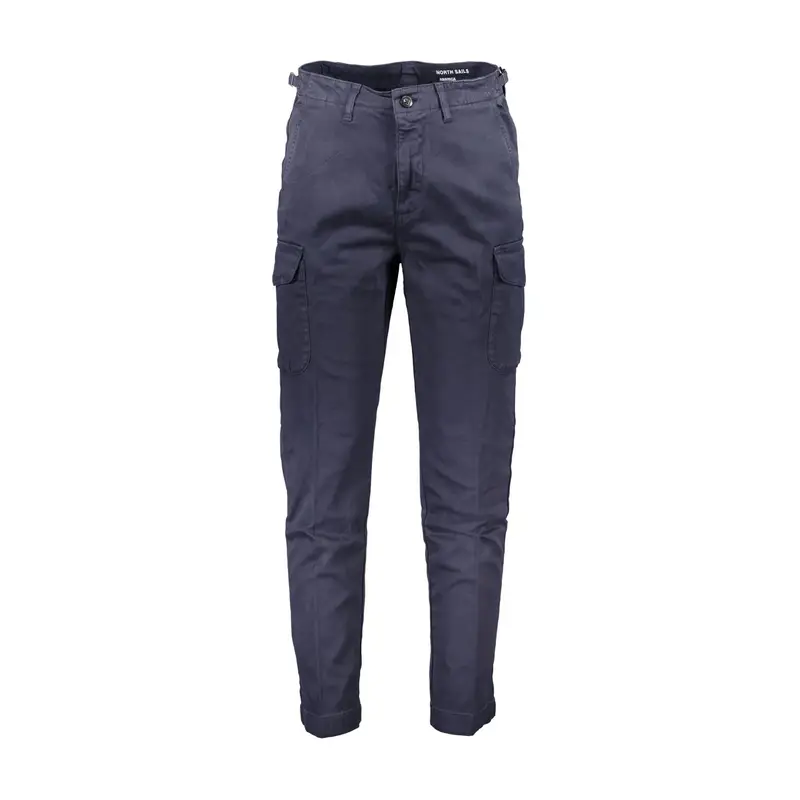 North Sails Pantaloni Uomo Blu con Applicazione Logo