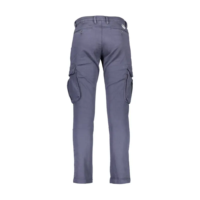 North Sails Pantaloni Uomo Blu con Zip e Bottone miniatura 2