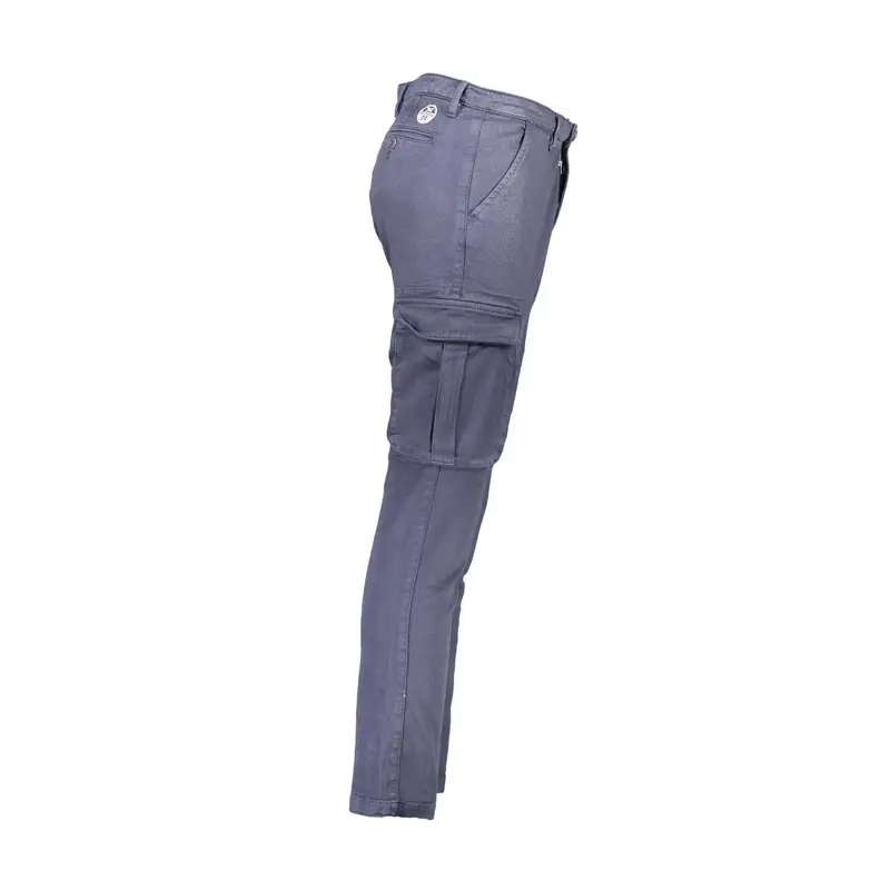 North Sails Pantaloni Uomo Blu con Zip e Bottone miniatura 3