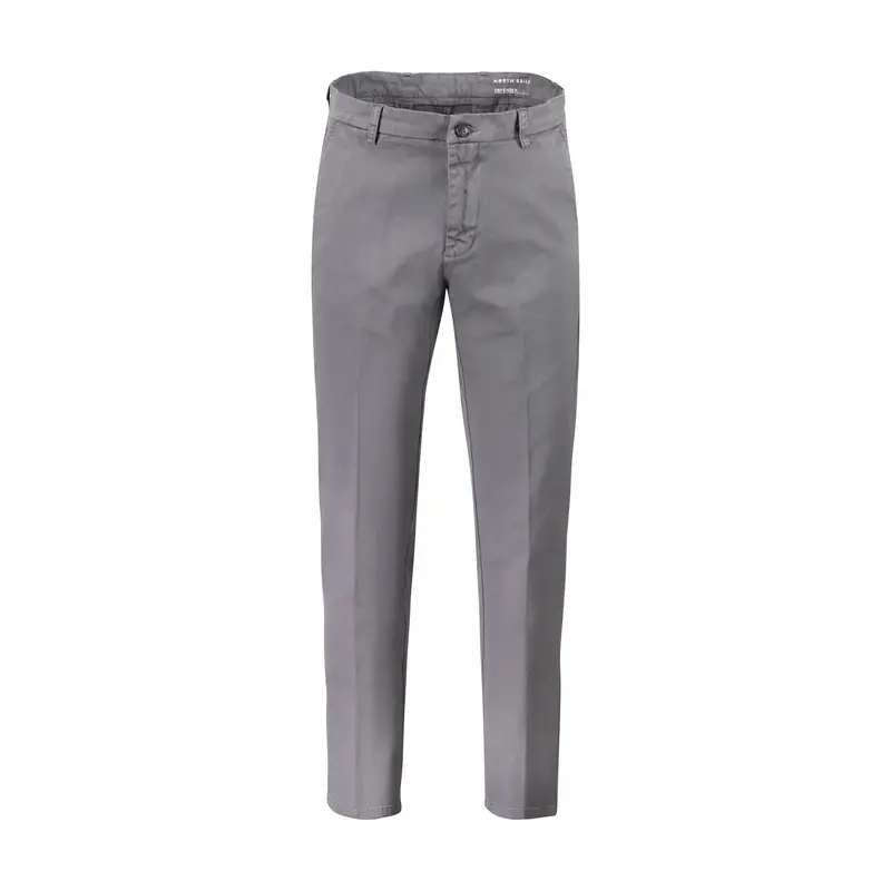 North Sails Pantaloni Uomo Grigio con Ricamo