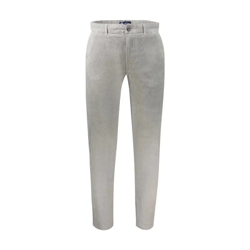 Pantaloni Uomo Grigio Ricamo