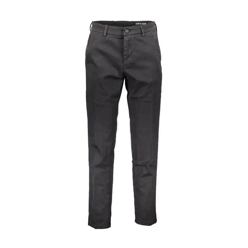 North Sails Pantaloni Uomo Nero con Applicazione Logo