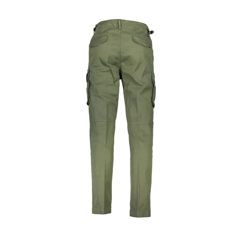 North Sails Pantaloni Uomo Verde con Applicazione Logo miniatura 2