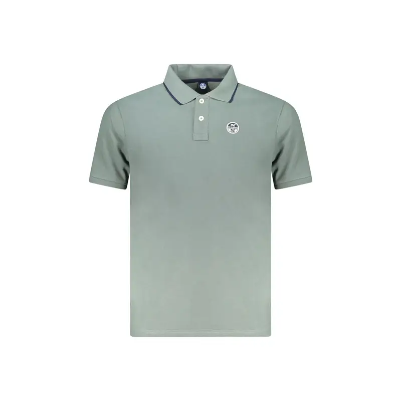 Polo Maniche Corte Uomo Verde Logo